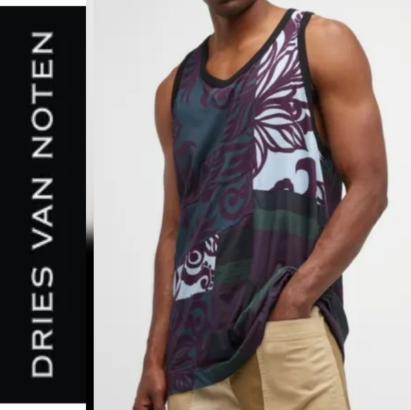 Dries Van Noten Hady Patch Tank Top - logtime-rs.com.br